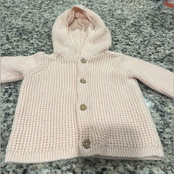 Carter’s Baby Girl Crochet Sweater in Light Pink Size 9 Months So Precious 💕 - Picture 5 of 12